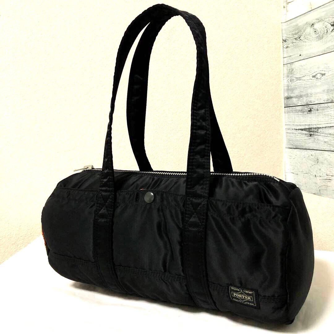 未使用級✨希少 ポーター タンカー ダッフル ミニボストンバッグL ブラック