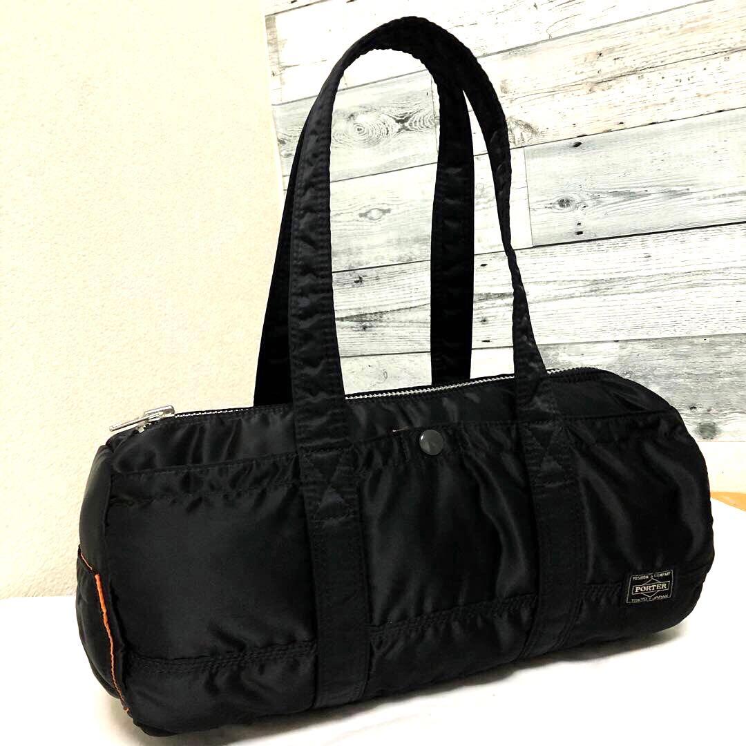 未使用級✨希少 ポーター タンカー ダッフル ミニボストンバッグL ブラック