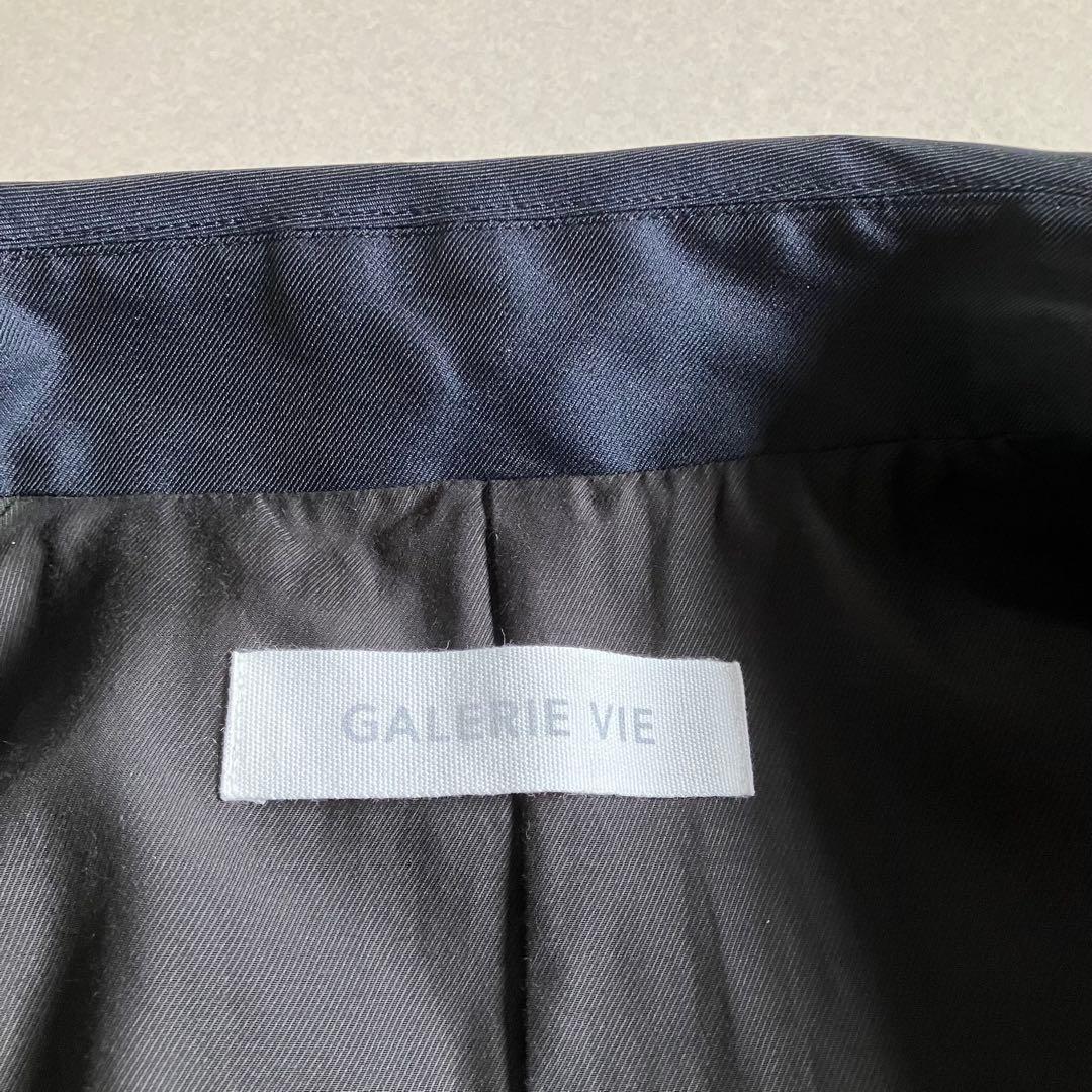 【ギャルリーヴィー】2024AWシェイプメモリーウェザー タックヘムブルゾン