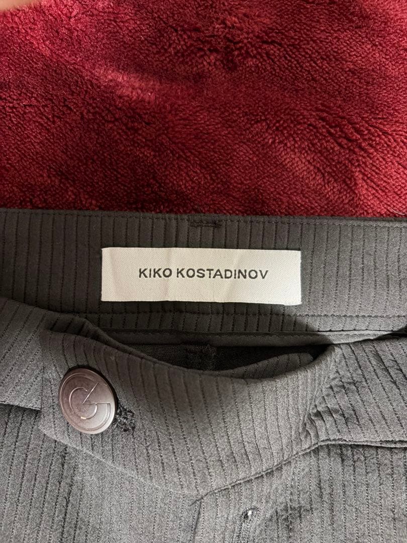 Kiko Kostadinov ブラック ロングパンツ サイズ46