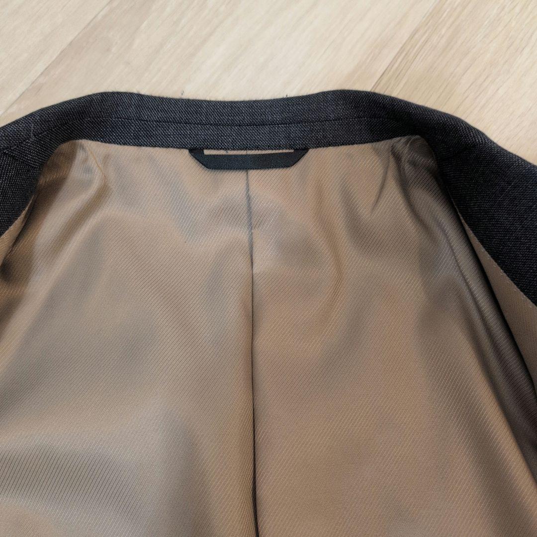 【美品】麻布テーラー オーダースーツ グレー