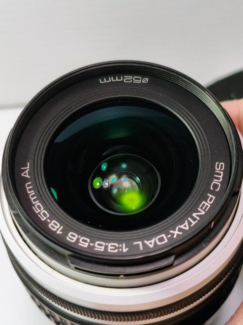 【たけさん用】【黒死病対策】【内臓電池交換】PENTAX K-50　ホワイト