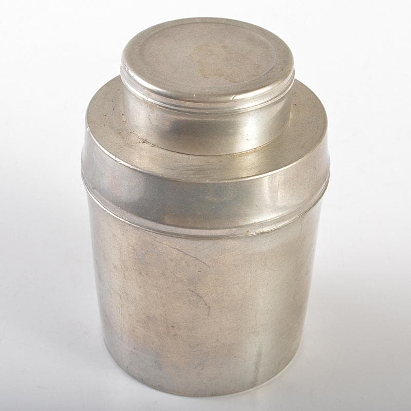 Che エバラ　英祥堂造造　純錫茶心壷約254g　時代箱付　M　R6613