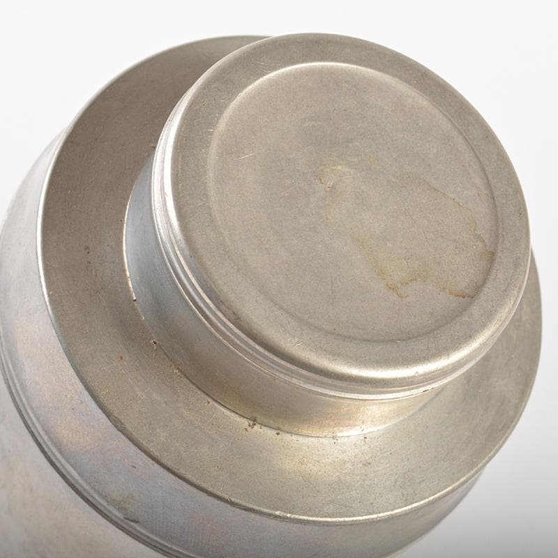 Che エバラ　英祥堂造造　純錫茶心壷約254g　時代箱付　M　R6613