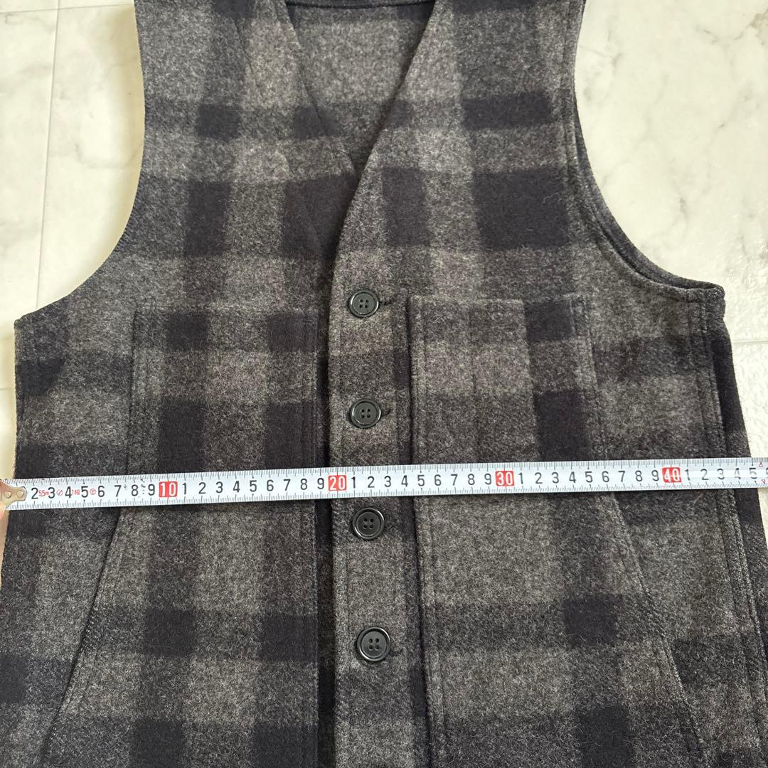 フィルソン FILSON マッキーノ ウール ベスト USA製 ブラック 38
