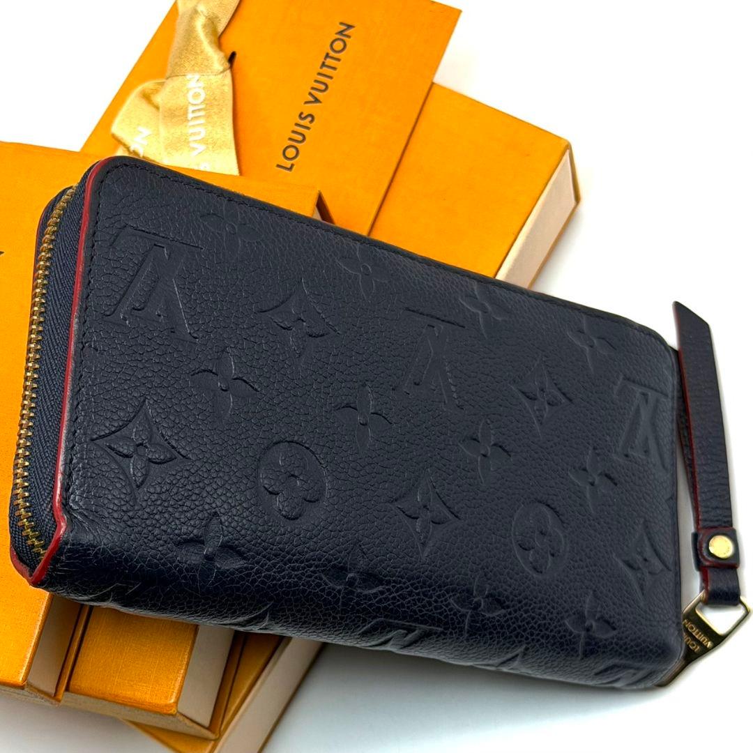 美品 ルイヴィトン モノグラム アンプラント ジッピーウォレット ラウンド 財布