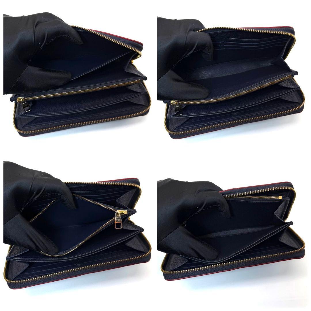 美品 ルイヴィトン モノグラム アンプラント ジッピーウォレット ラウンド 財布