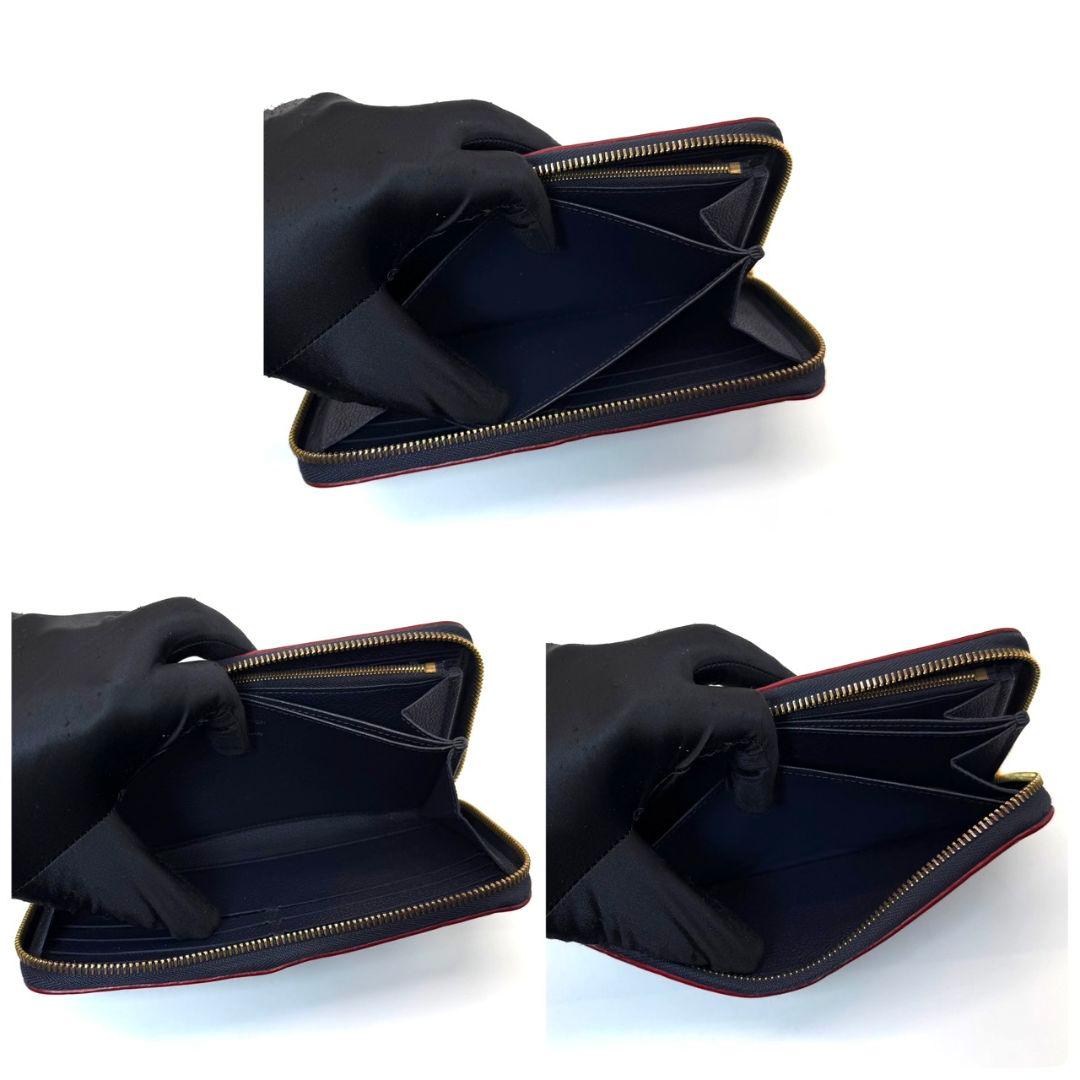 美品 ルイヴィトン モノグラム アンプラント ジッピーウォレット ラウンド 財布