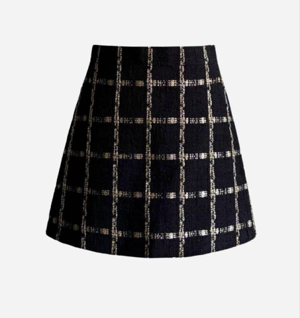 sheller キュロットスカート M ブラック 秋冬コーデ