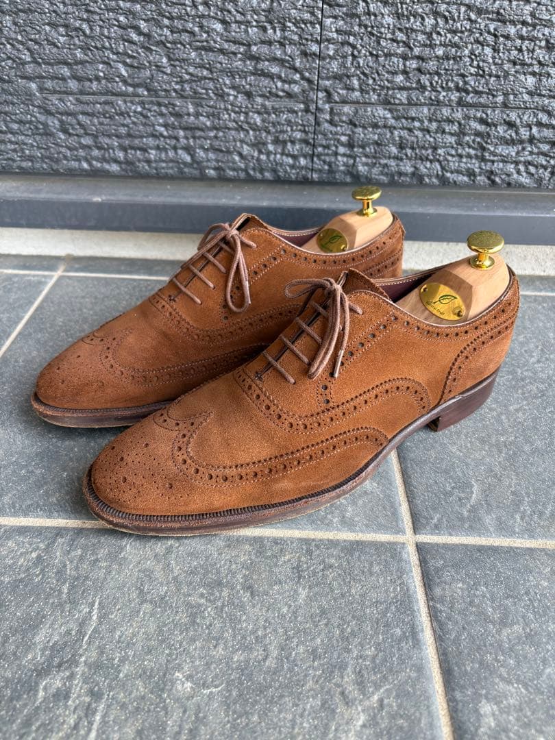 本日売り切り限定値引き中リーガルREGAL スエード茶色オーダー革靴26.5cm