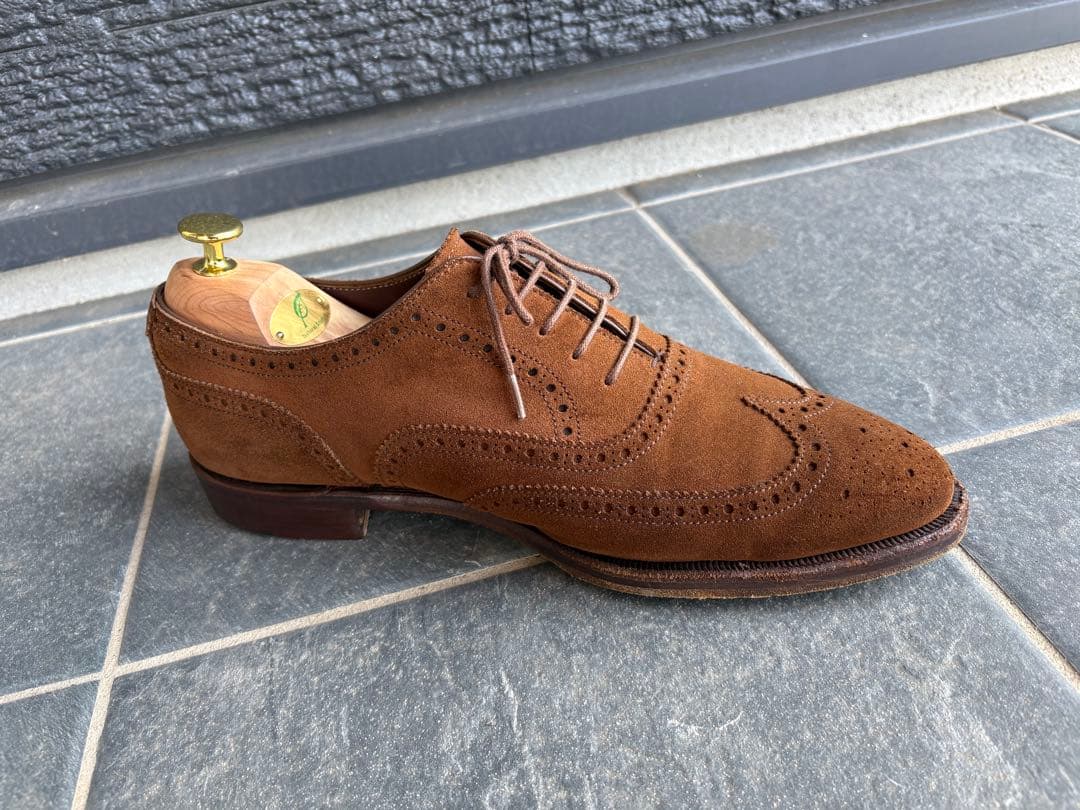 本日売り切り限定値引き中リーガルREGAL スエード茶色オーダー革靴26.5cm