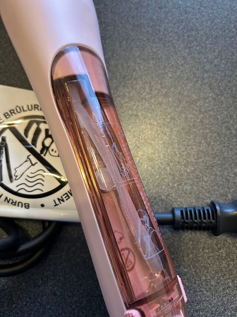 WAVYTALK スチームストレートブラシ ピンク