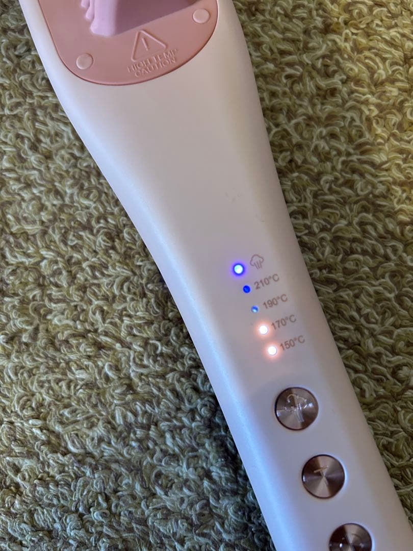 WAVYTALK スチームストレートブラシ ピンク