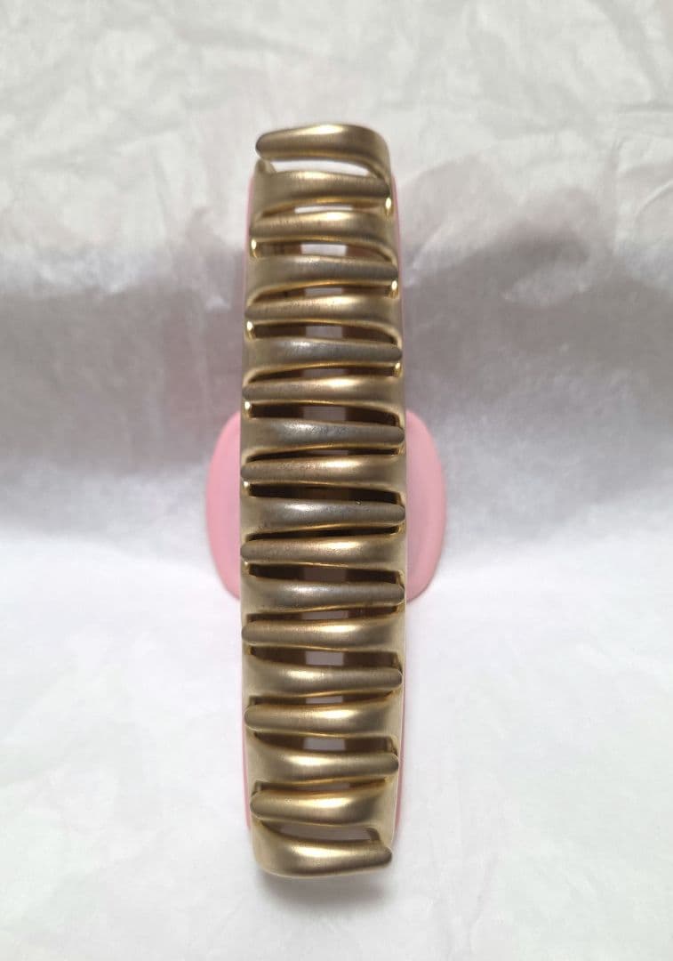 アレクサンドルドゥパリ　ヘアクリップ ピンク　10.5㎝