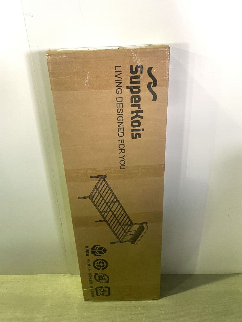 ベッドフレーム シングル 白 2口コンセント