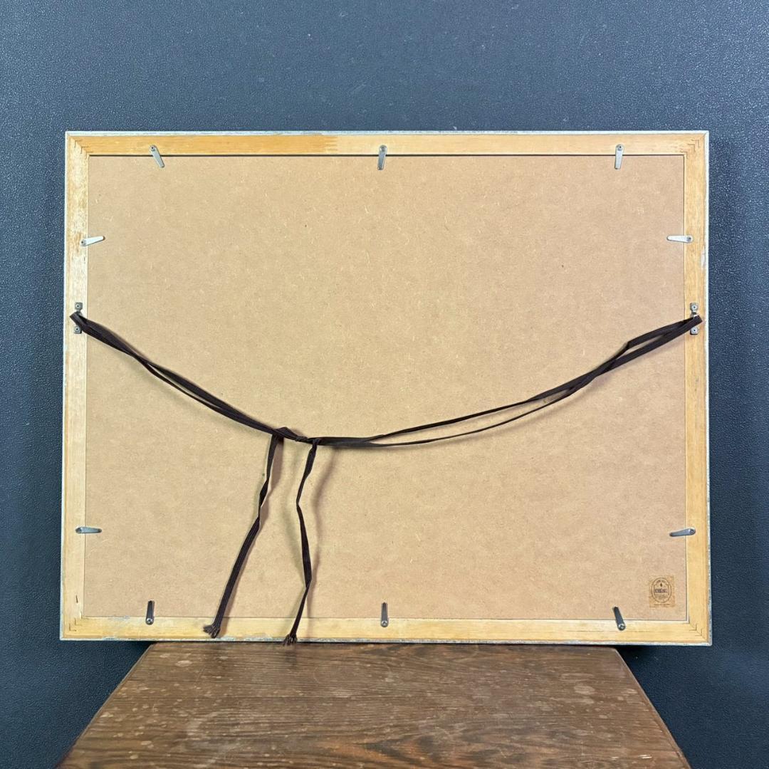 美品 上村松篁「花鳥四季」全4枚揃 リトグラフ 直筆サイン入 額縁付属 完品