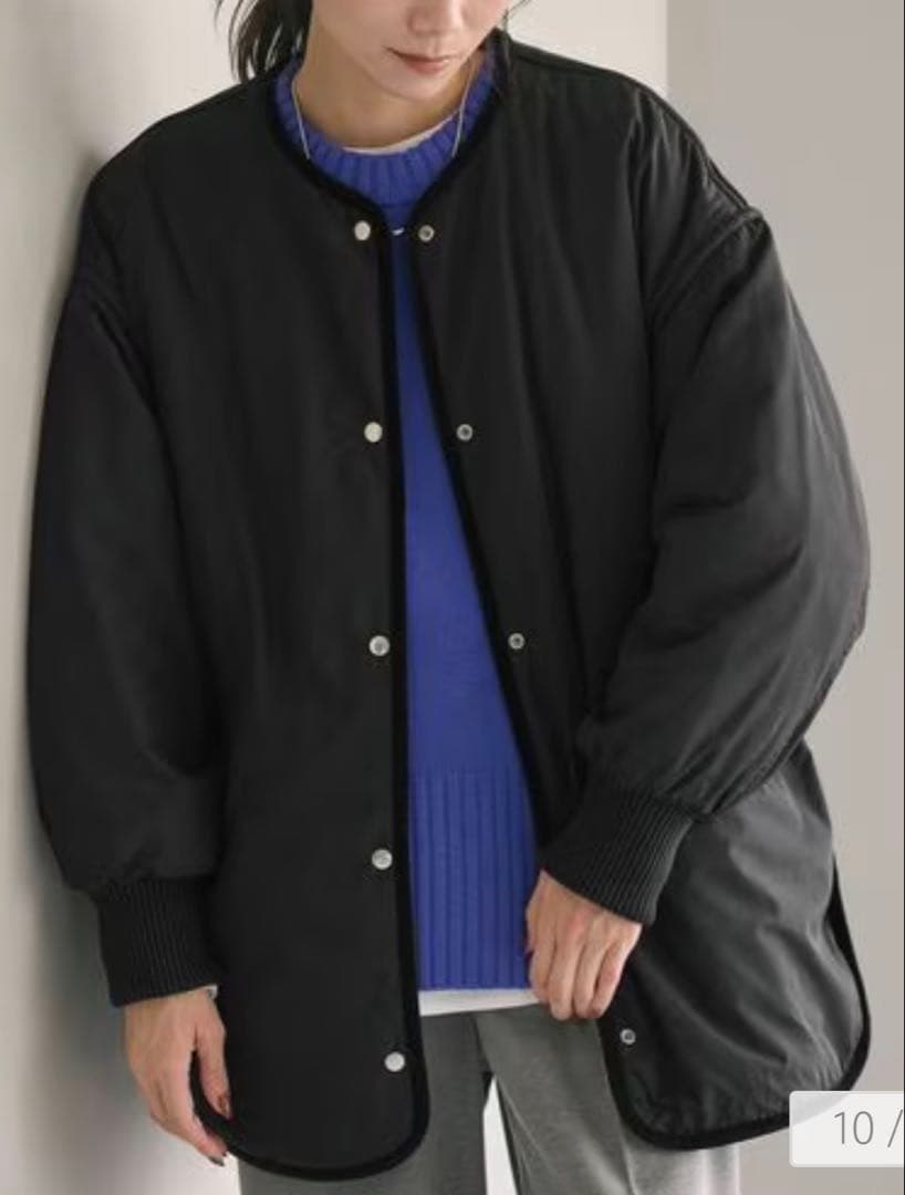 グリーンレーベル　リバーシブルキルティングブルゾン XS-S