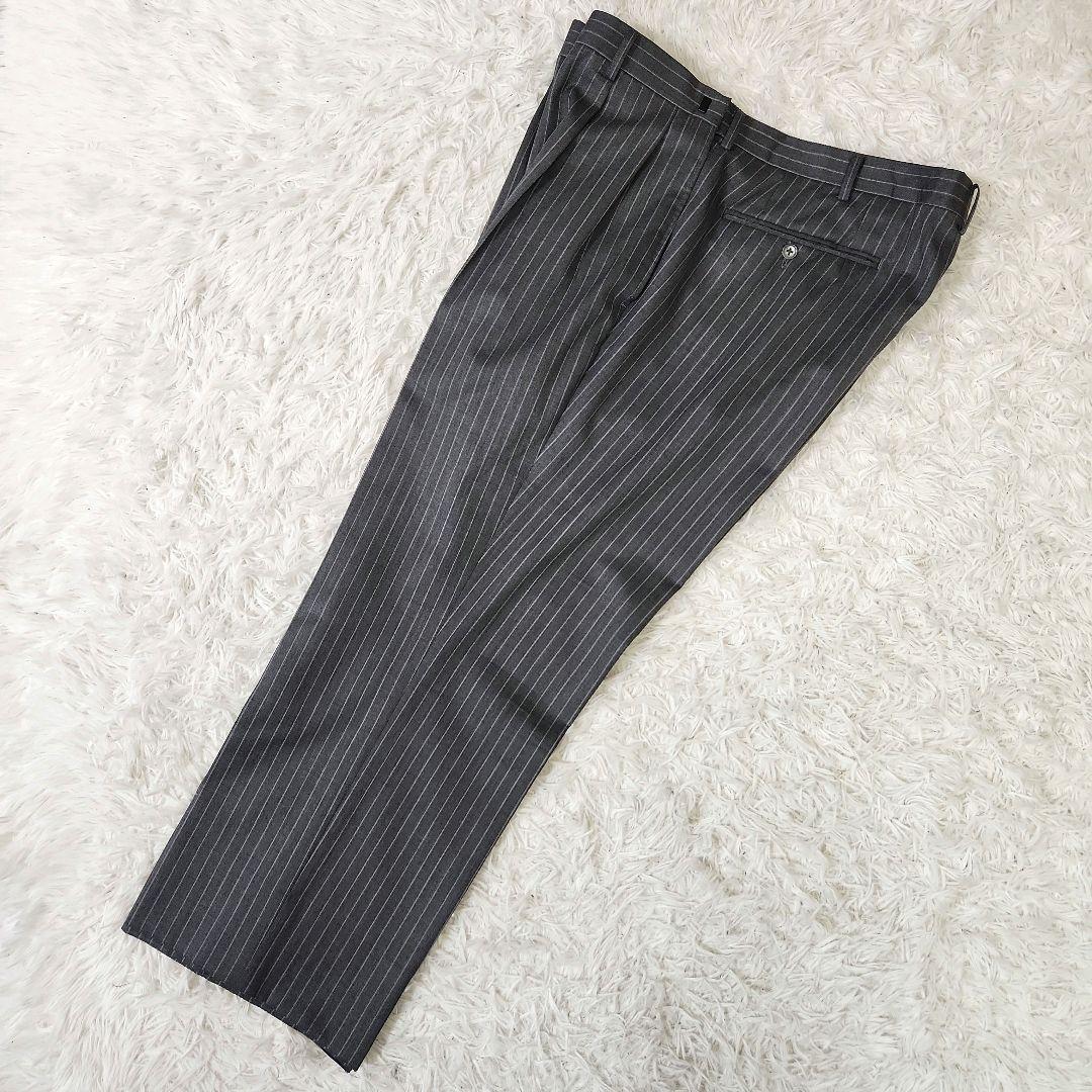 大きいサイズ ウエスト最大118cm オーダースーツ ダブル アジャスター付き