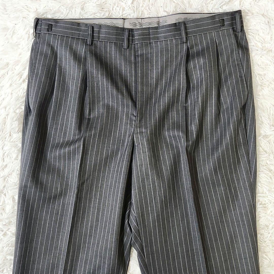 大きいサイズ ウエスト最大118cm オーダースーツ ダブル アジャスター付き