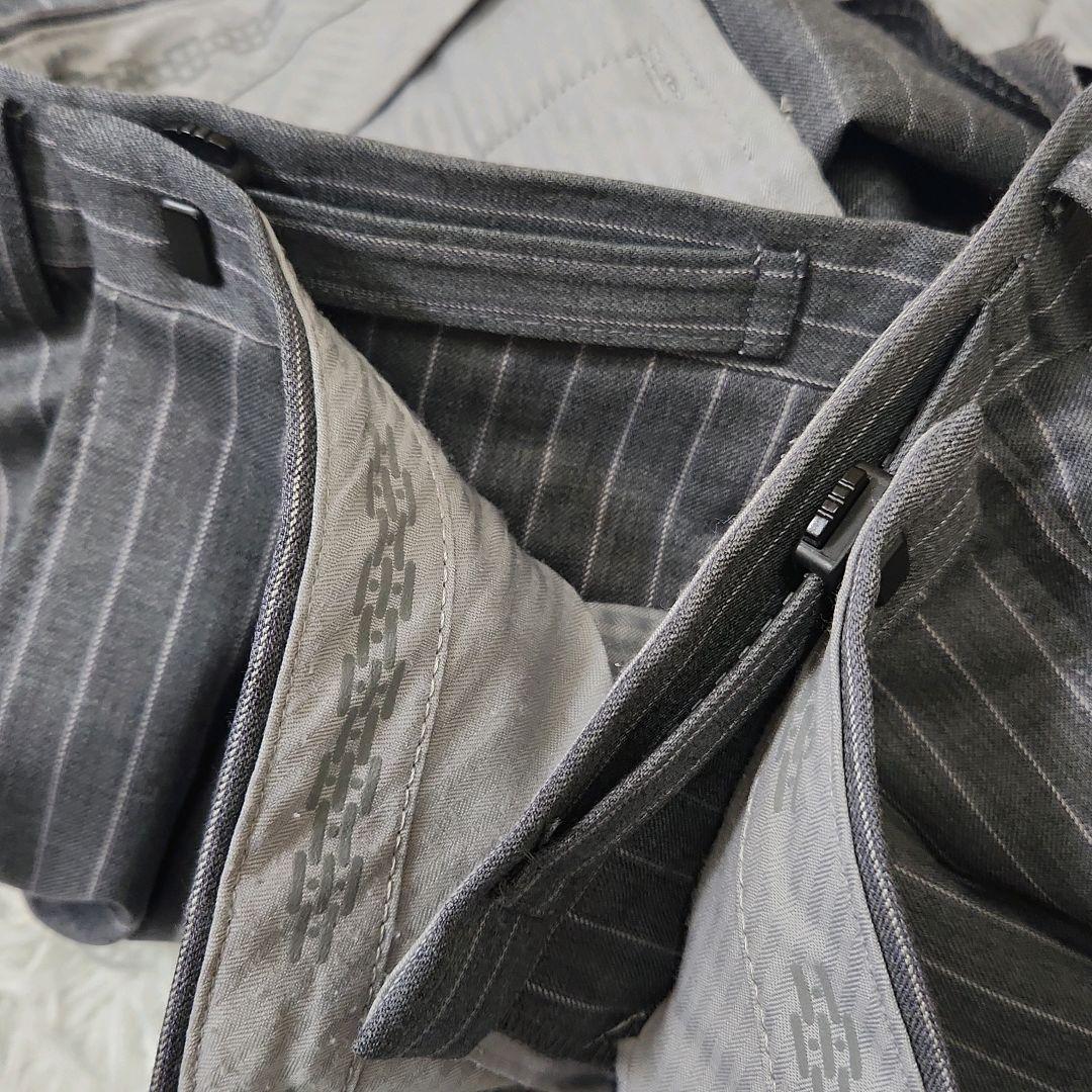 大きいサイズ ウエスト最大118cm オーダースーツ ダブル アジャスター付き