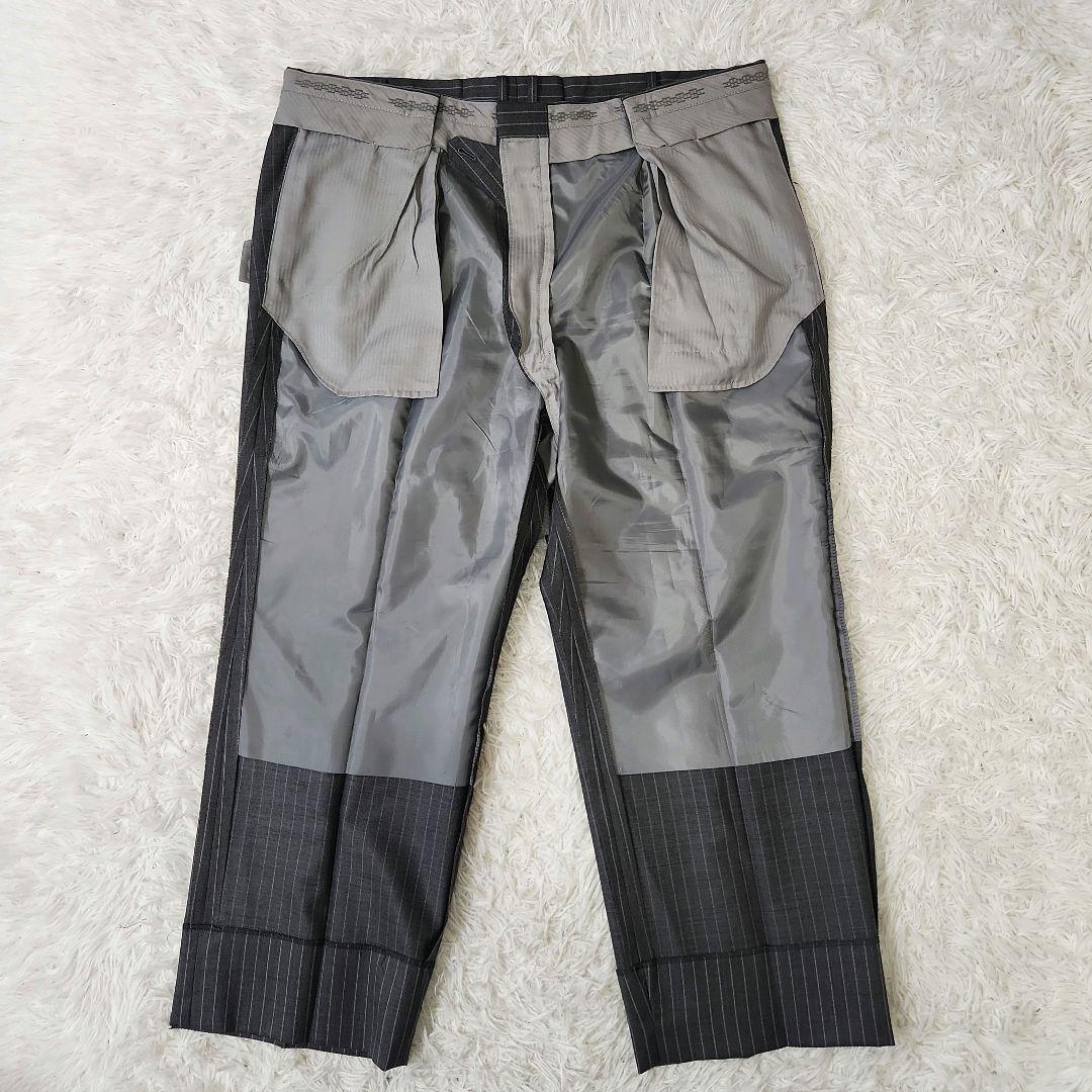 大きいサイズ ウエスト最大118cm オーダースーツ ダブル アジャスター付き