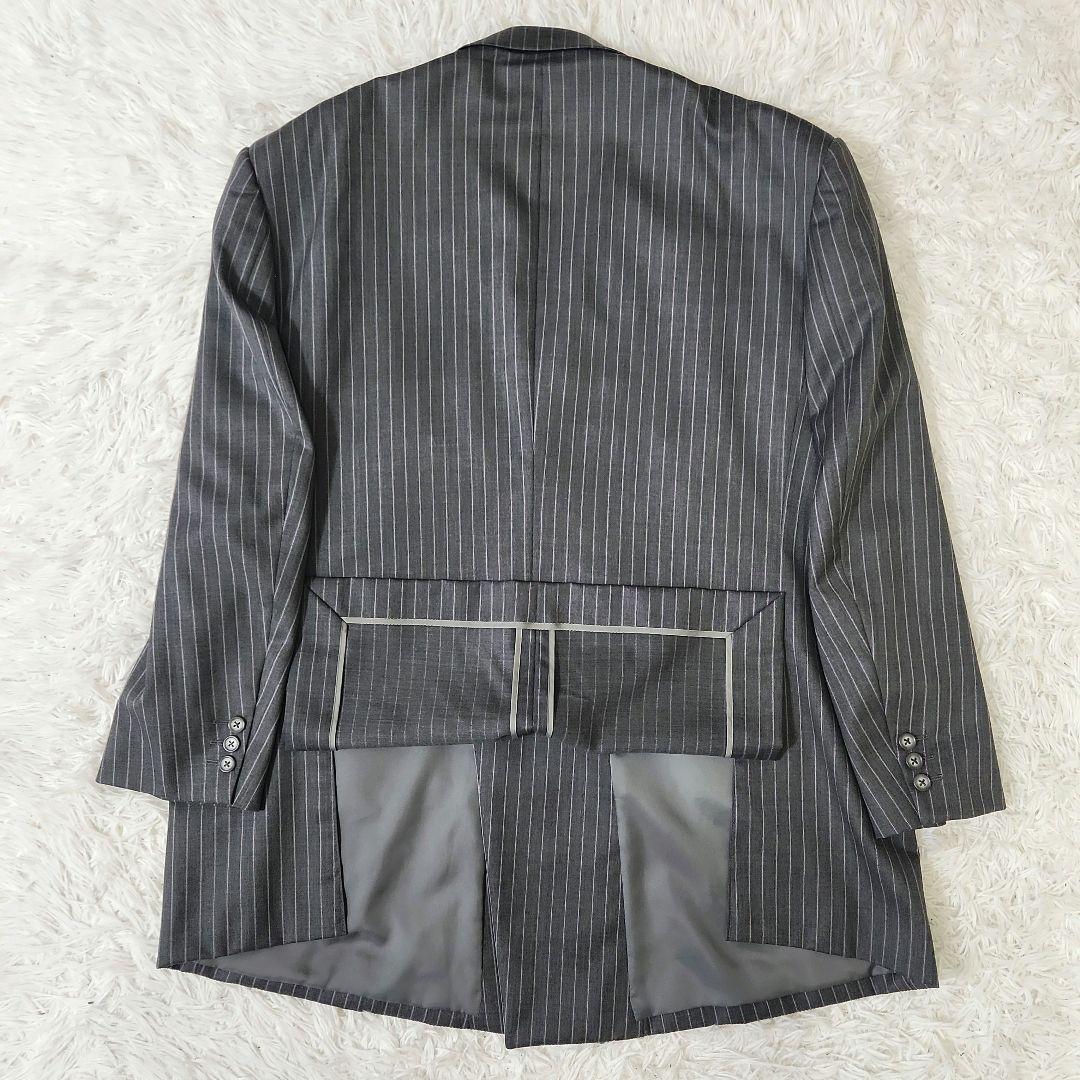 大きいサイズ ウエスト最大118cm オーダースーツ ダブル アジャスター付き