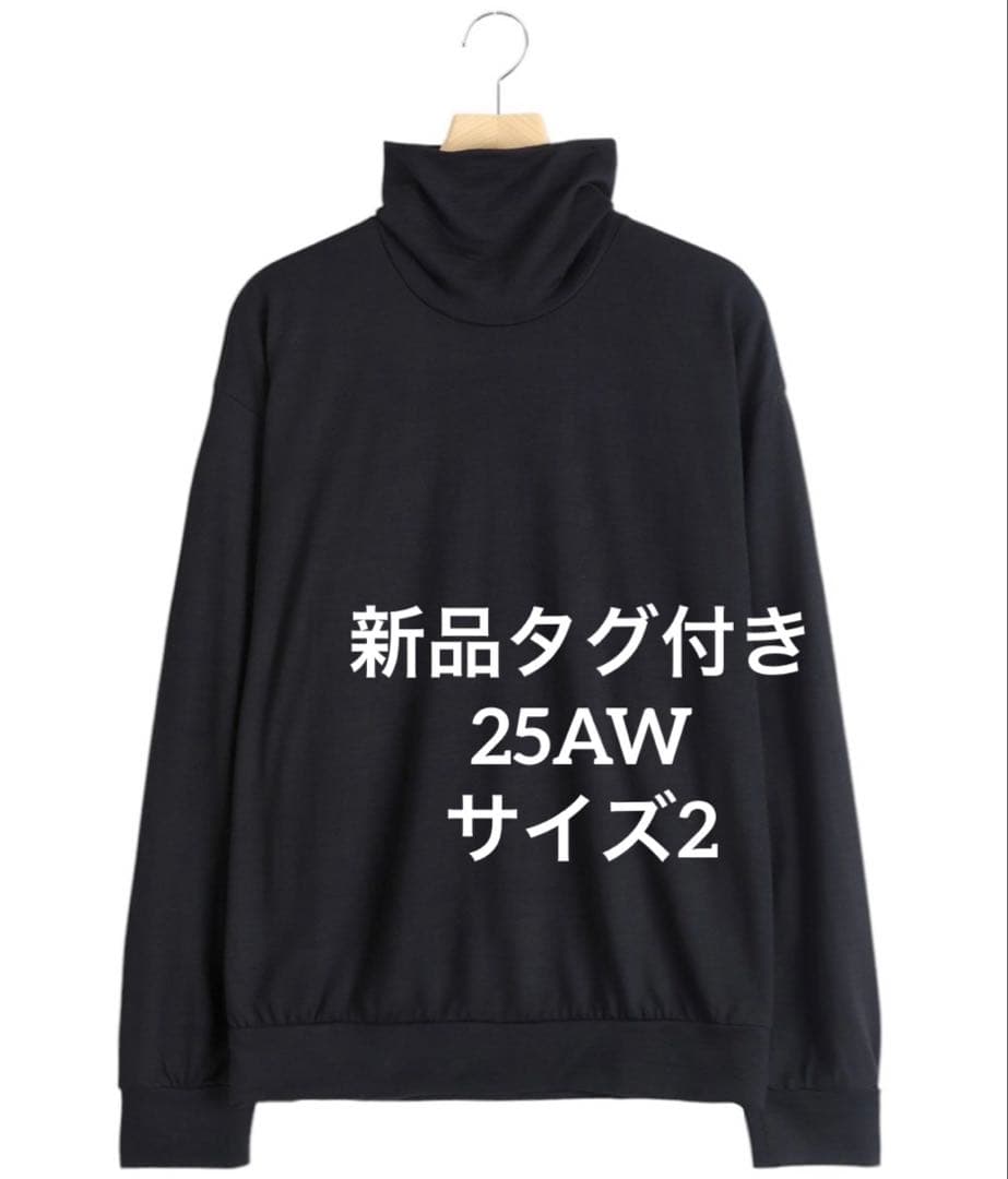 25AW【新品タグ付き】TURTLE NECK WOOL WASHABLE