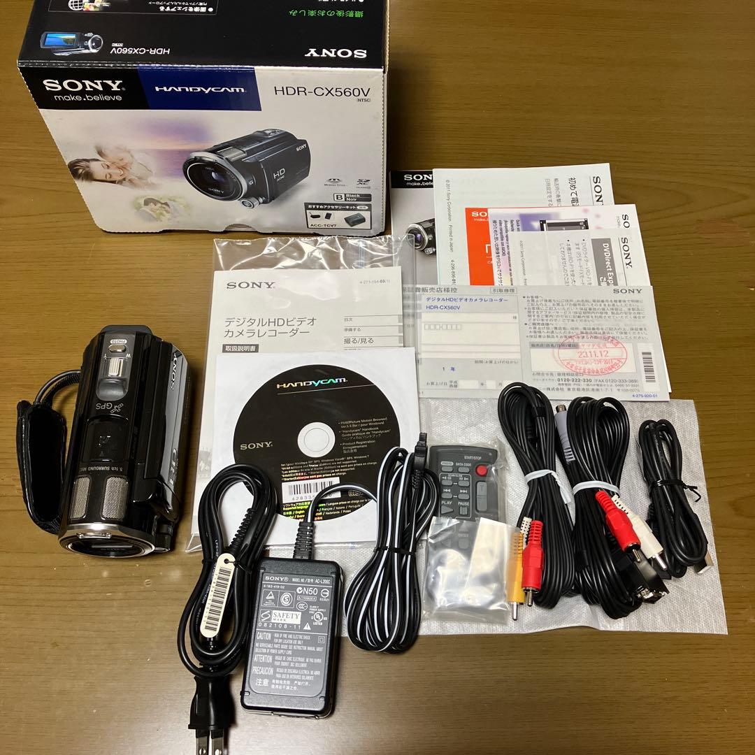 SONYデジタルHDビデオカメラレコーダーHDR-CX560Vブラック
