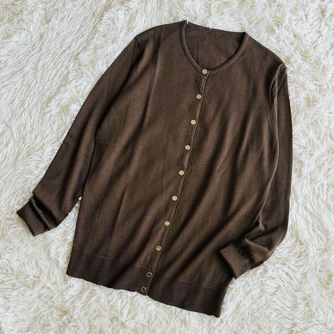 【未使用級】DeuxiemeClasse FF30カーディガン 金ボタン ウール