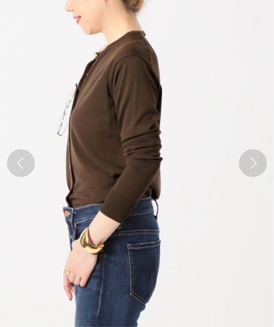 【未使用級】DeuxiemeClasse FF30カーディガン 金ボタン ウール