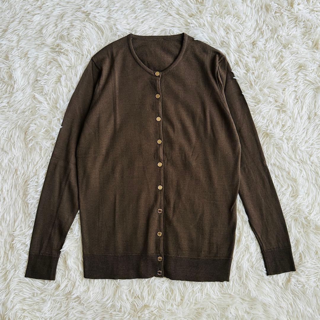 【未使用級】DeuxiemeClasse FF30カーディガン 金ボタン ウール
