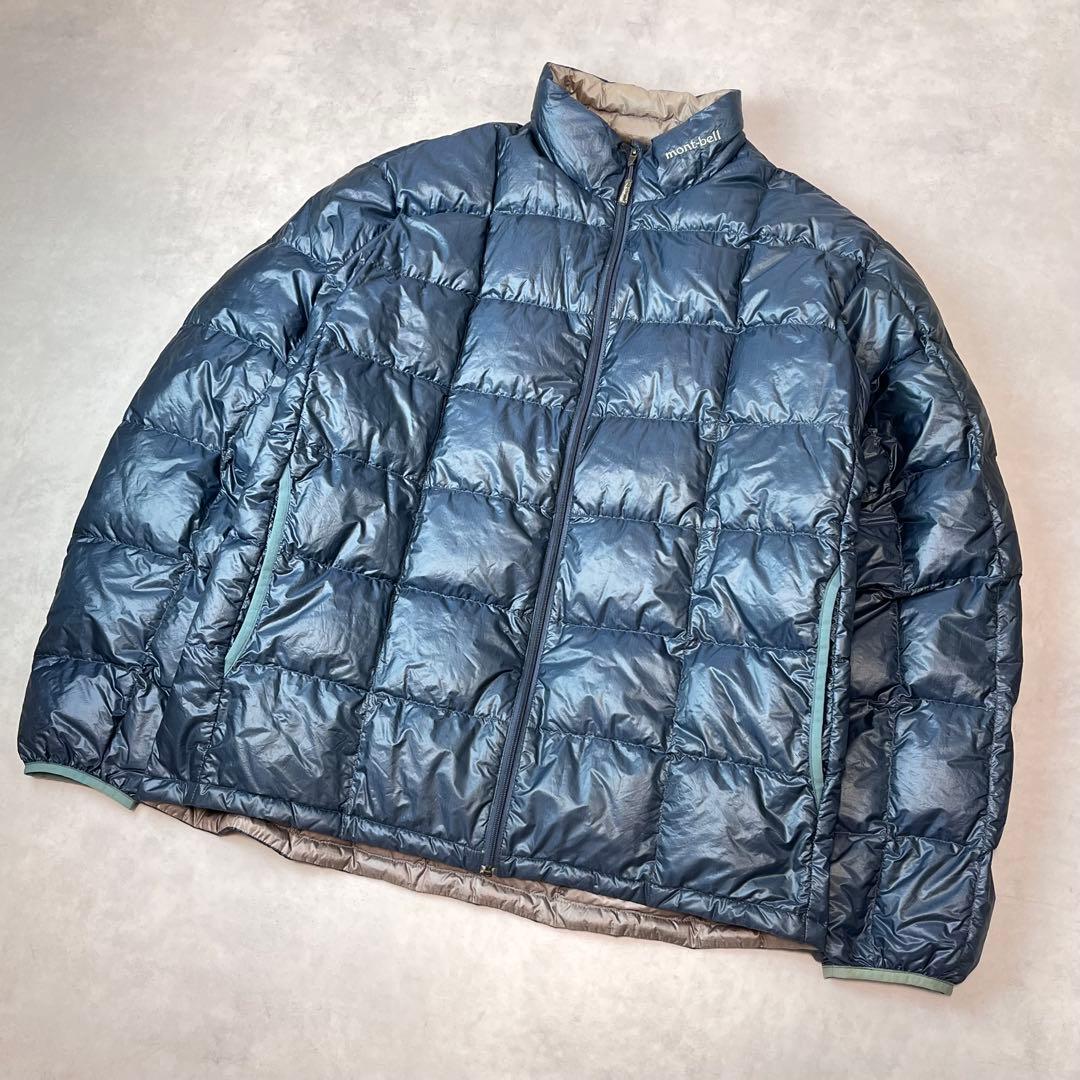 montbell U.L.ダウンインナージップジャケット ブルー XL