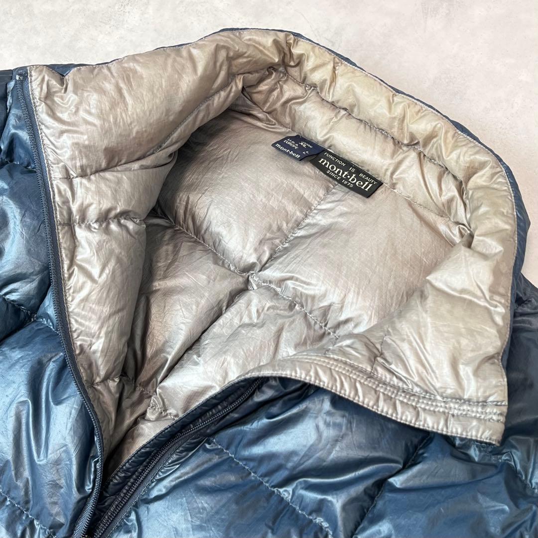 montbell U.L.ダウンインナージップジャケット ブルー XL