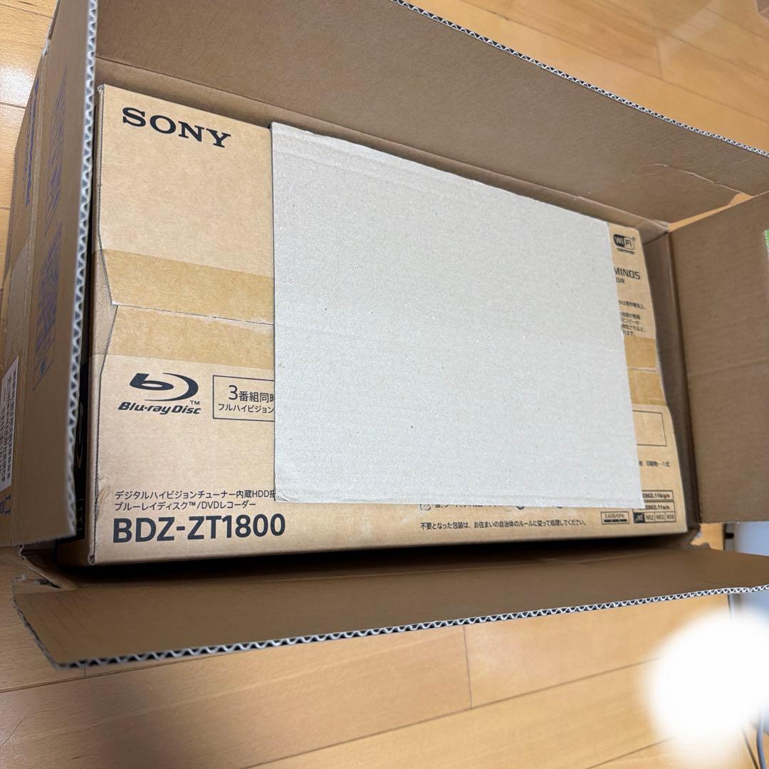 SONY ソニー HDD内蔵ブルーレイレコーダー BDZ-ZT1800 1TB