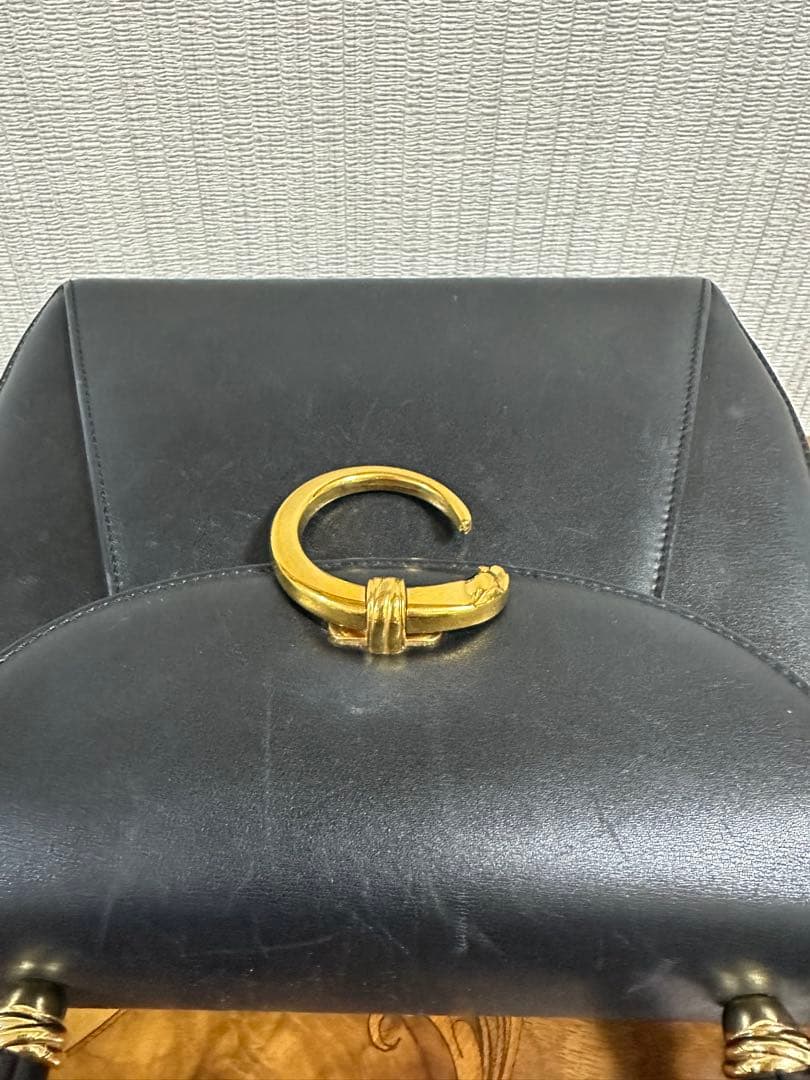 P*e様 カルティエ　Cartier 小物入れ付き　ハンドバッグ