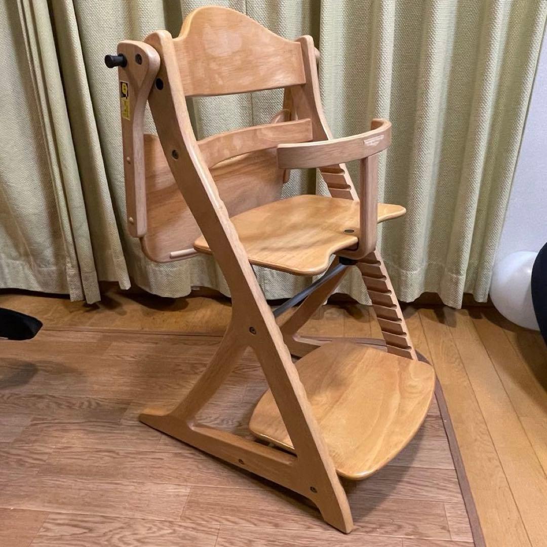 大和屋 すくすくチェアスリムプラス テーブル、ガード付