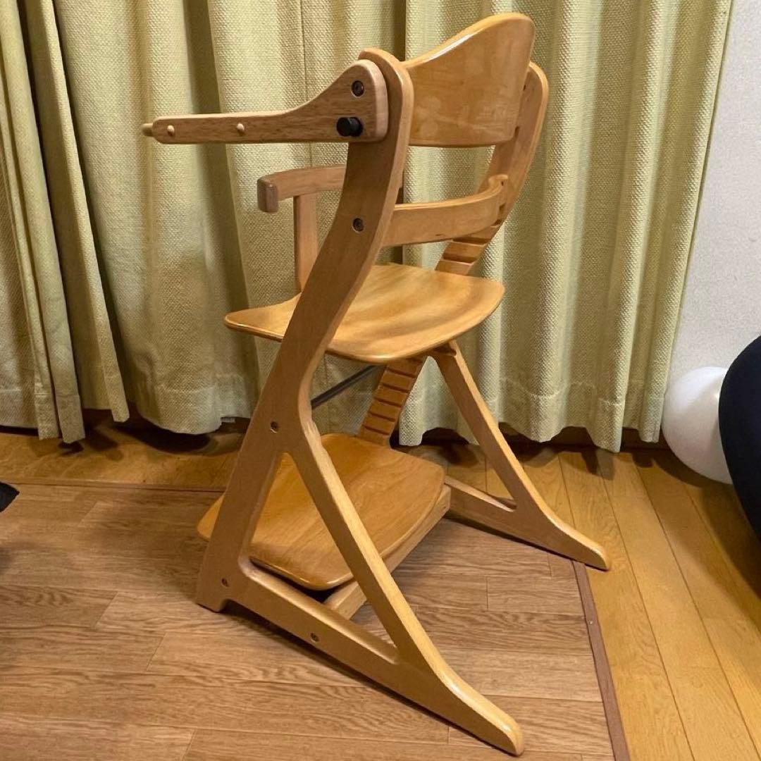 大和屋 すくすくチェアスリムプラス テーブル、ガード付