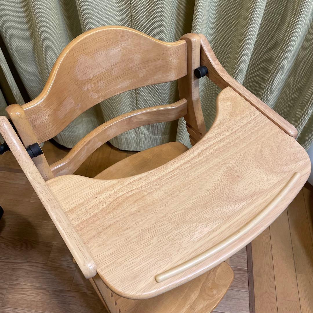 大和屋 すくすくチェアスリムプラス テーブル、ガード付