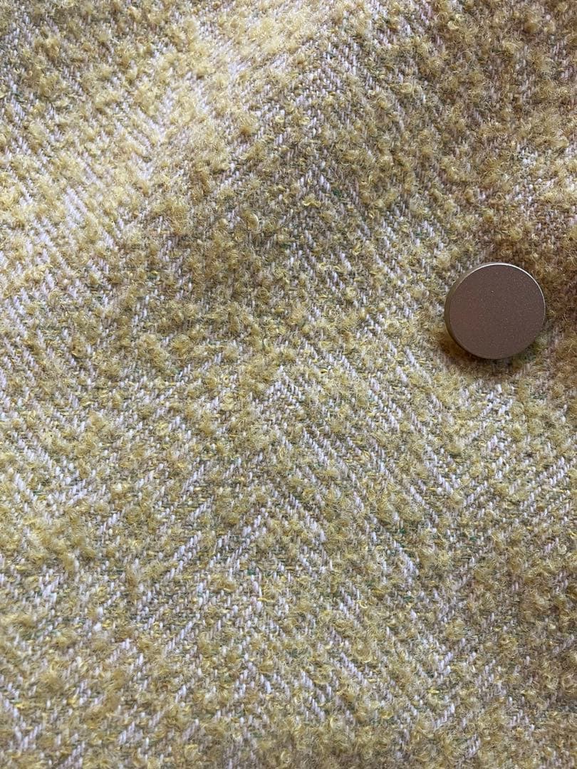 SALE⭐︎ES RECH ダブルウールコート 38 背中ダウン入り