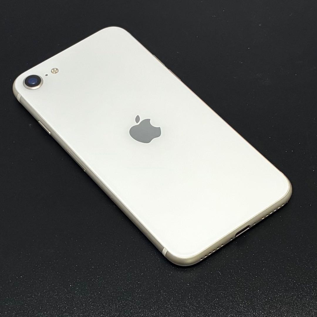 M29美品【電池新品100％表示】iPhone SE3 128GB スターライト