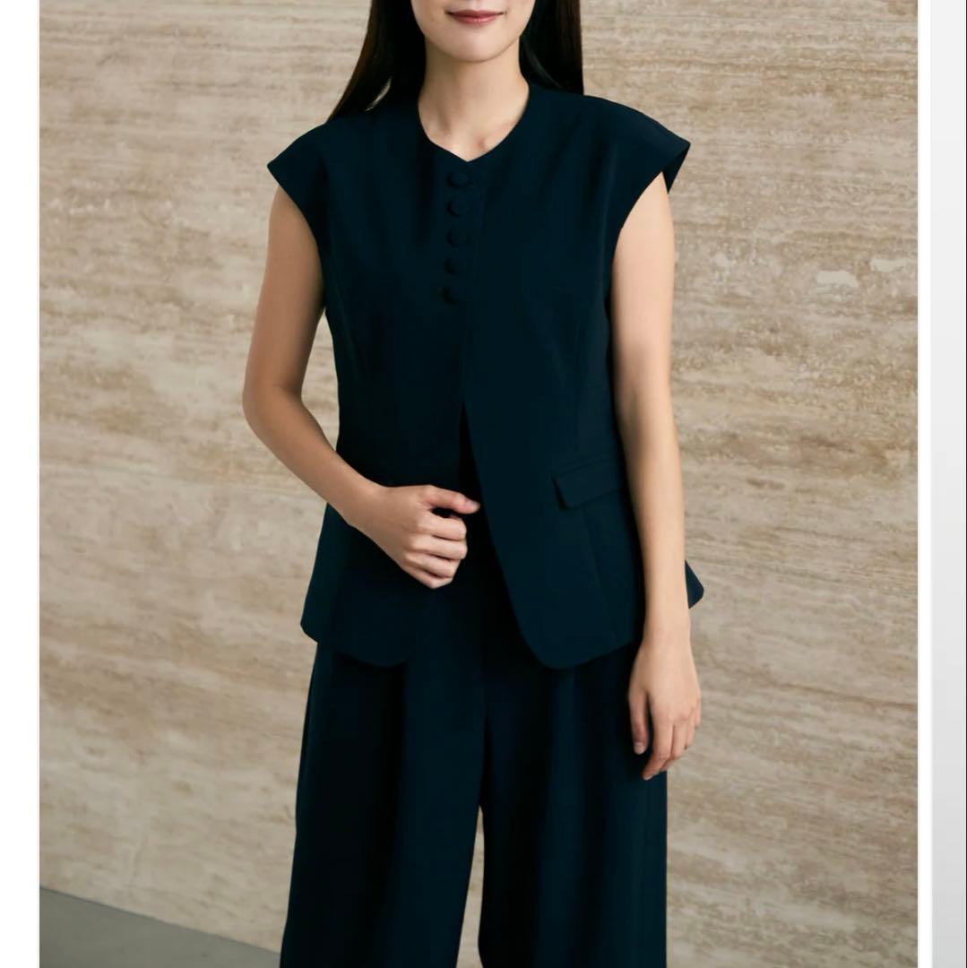 Audire♡Frill smart vest(Navy)S