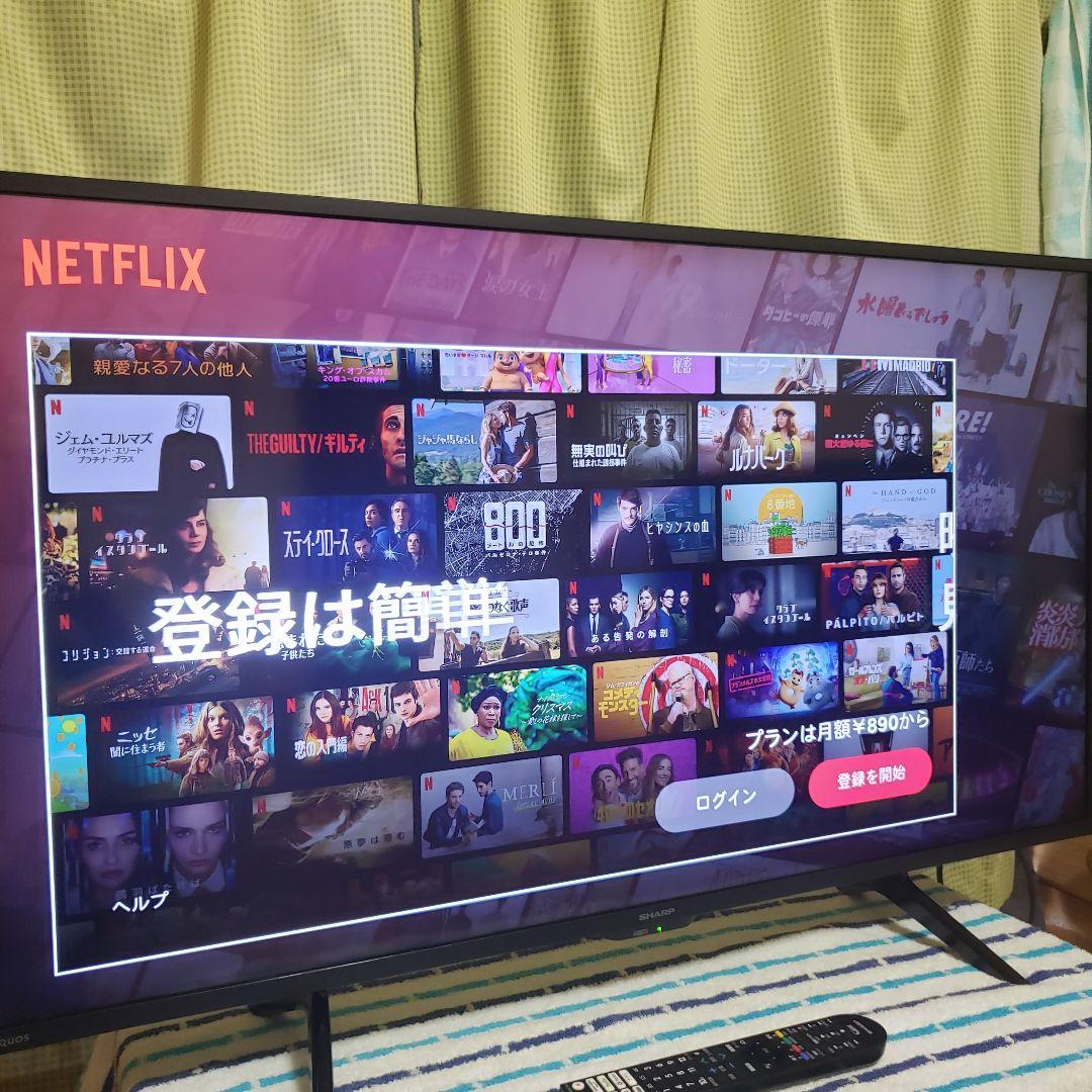 AQUOS SHARP4K液晶TV4T-C42DJ1/2023年製/未使用に近い