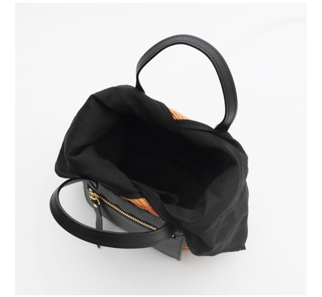 VIOLAdORO☆スプリットラタン ポケットトートバッグ