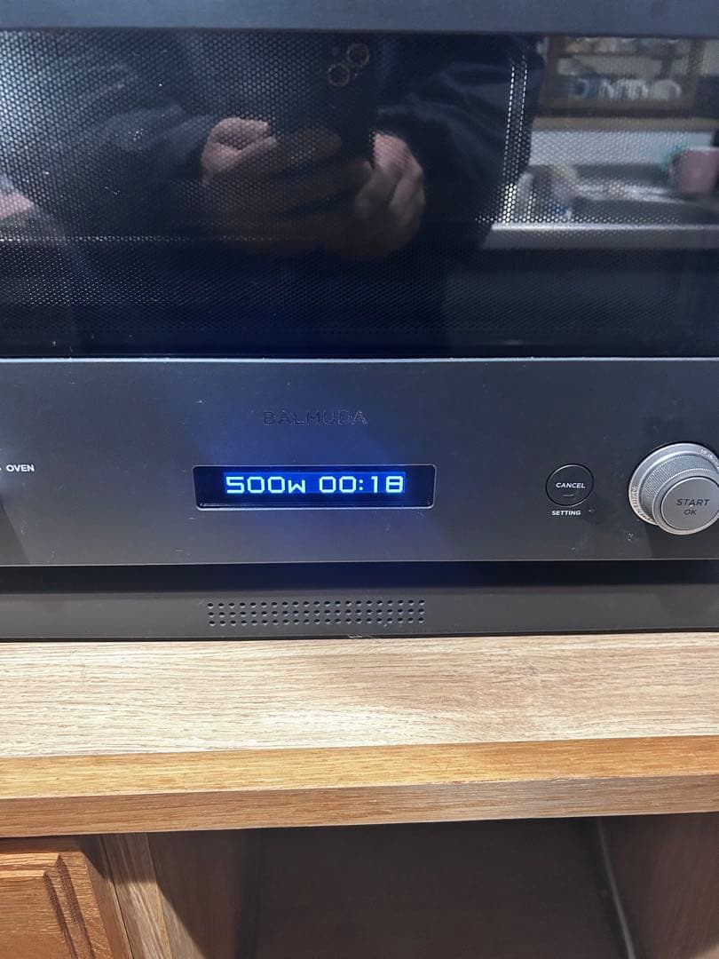 値下げ　BALMUDA オーブンレンジ　K04A-BK