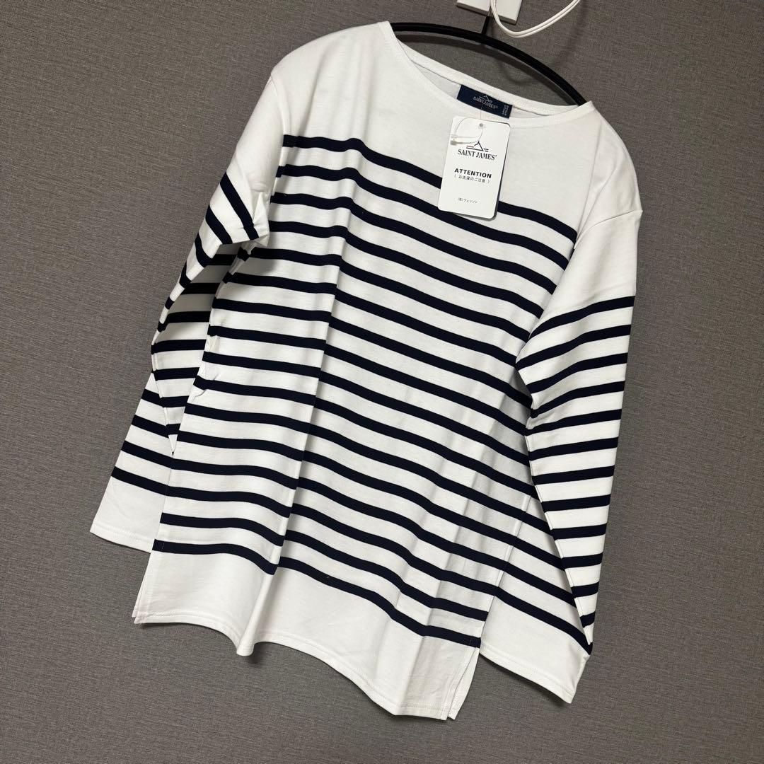 【新品未使用】SAINT JAMES/セントジェームス NAVAL Tシャツ