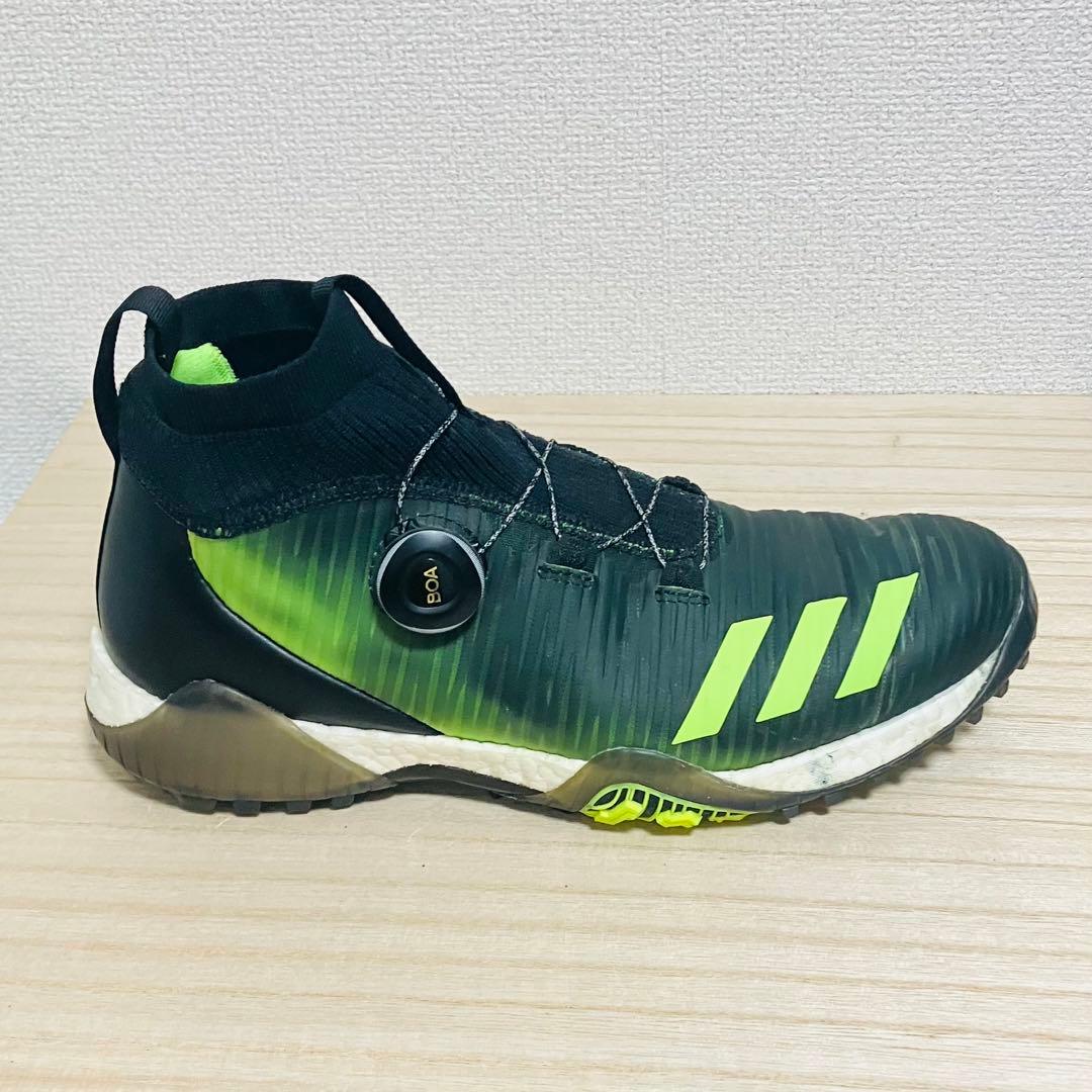 希少 美品 アディダス コードカオス ボア ブラック/グリーン 26