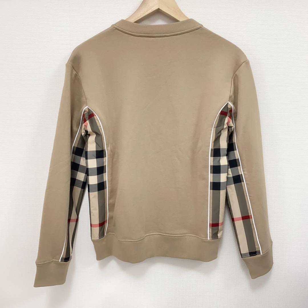 ラスト１【新品】バーバリー キッズ チェック柄 スウェット トレーナー 12Y