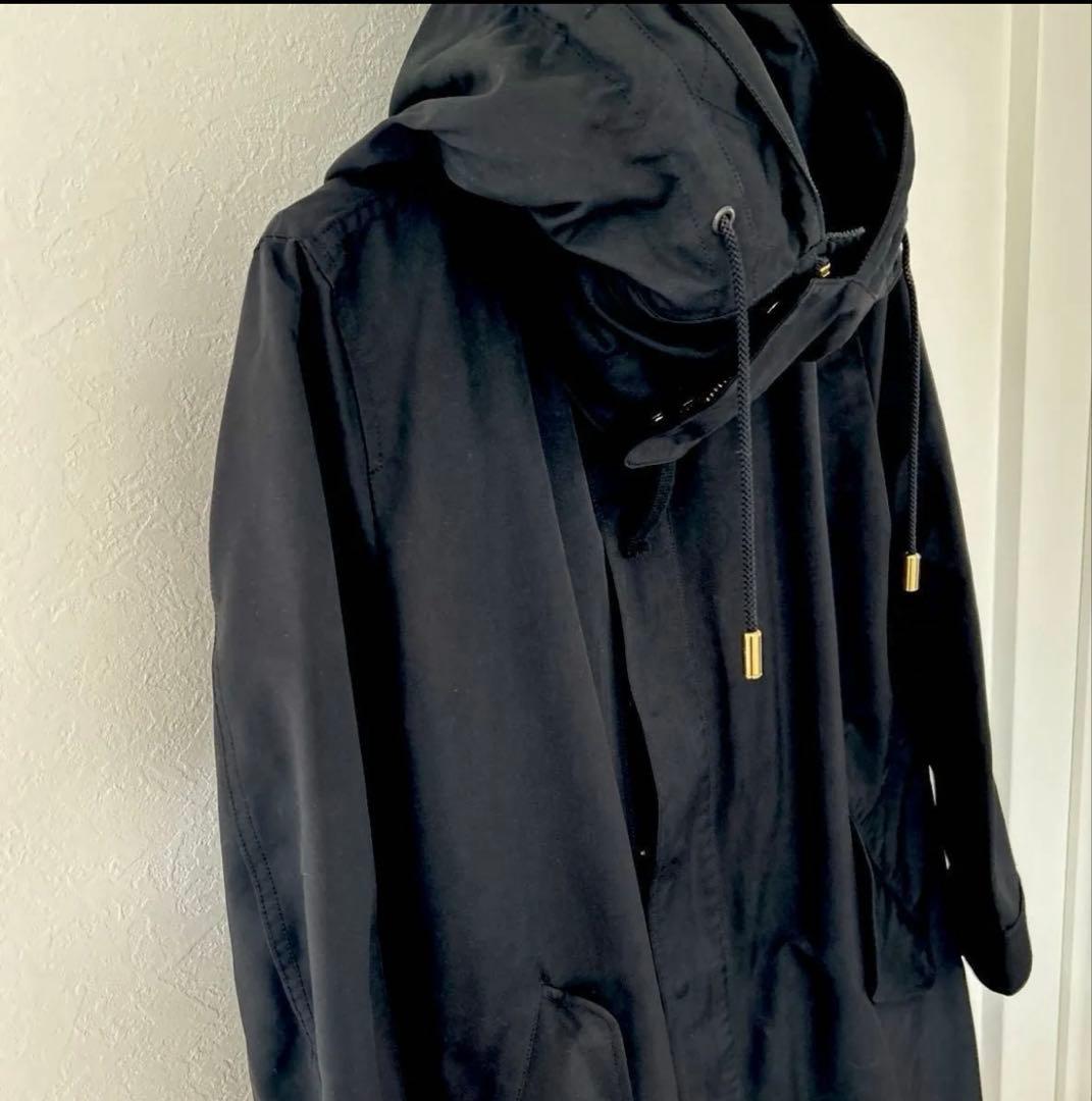 THE RERACS ロングモッズコート　ブラック　サイズ38