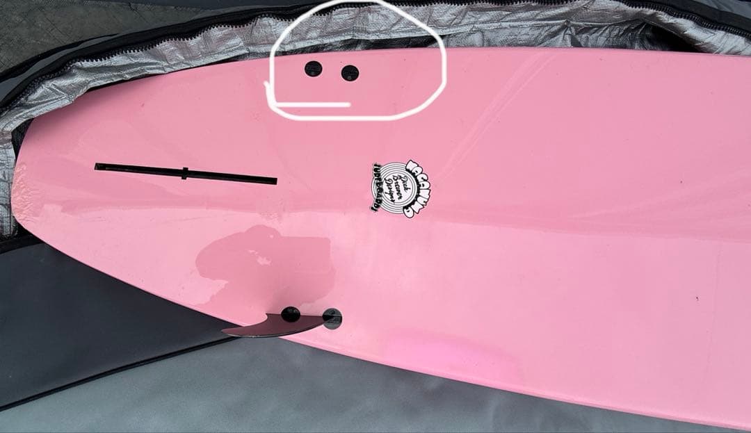 ピンク ロングボード サーフボード 手渡し限定