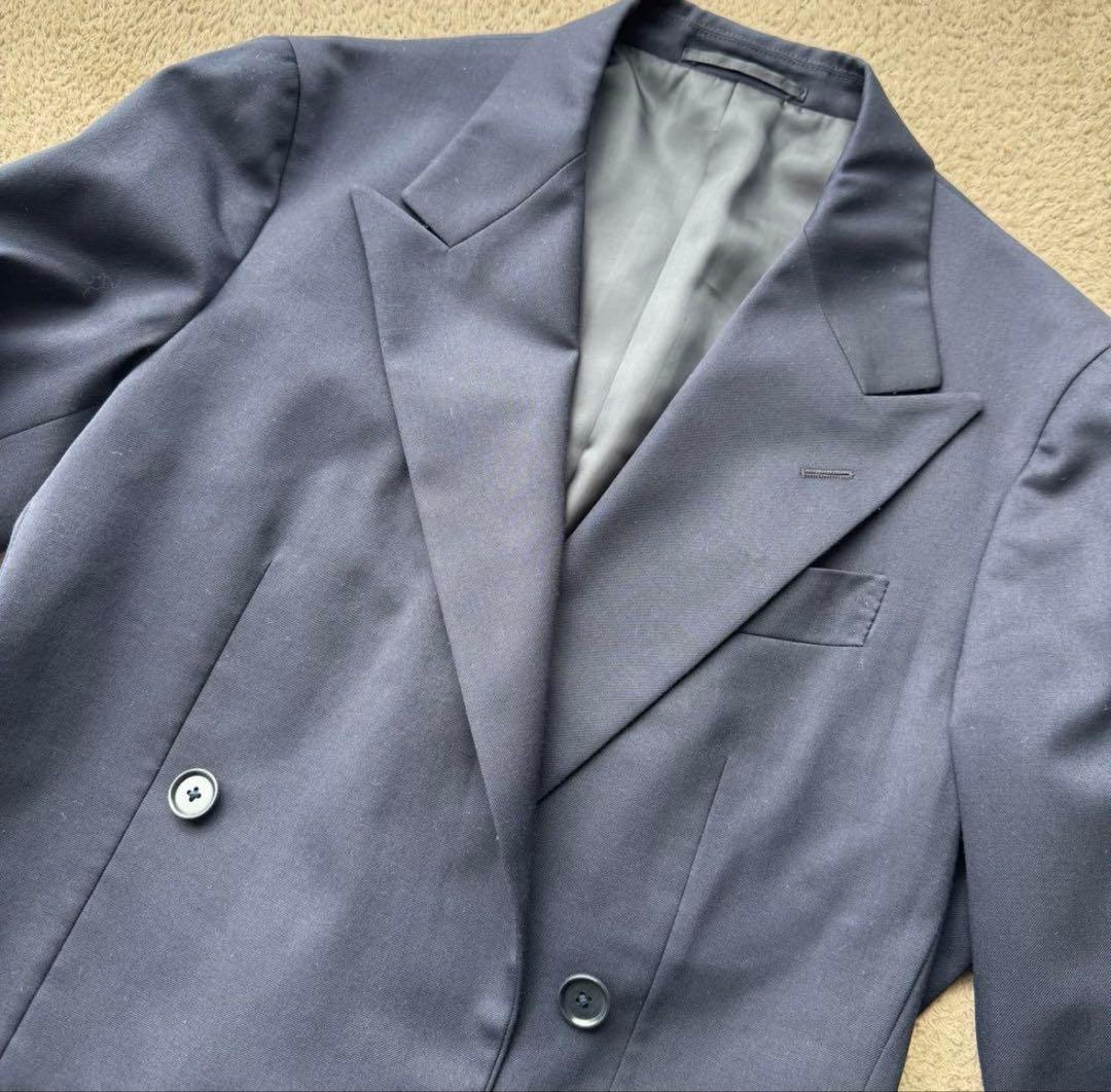 【YSK 】UNITED ARROWS ネイビー ダブルブレスト スーツ